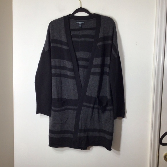 Cynthia Rowley Woman 1X merino wool cardigan long sweater - Picture 6 of 7